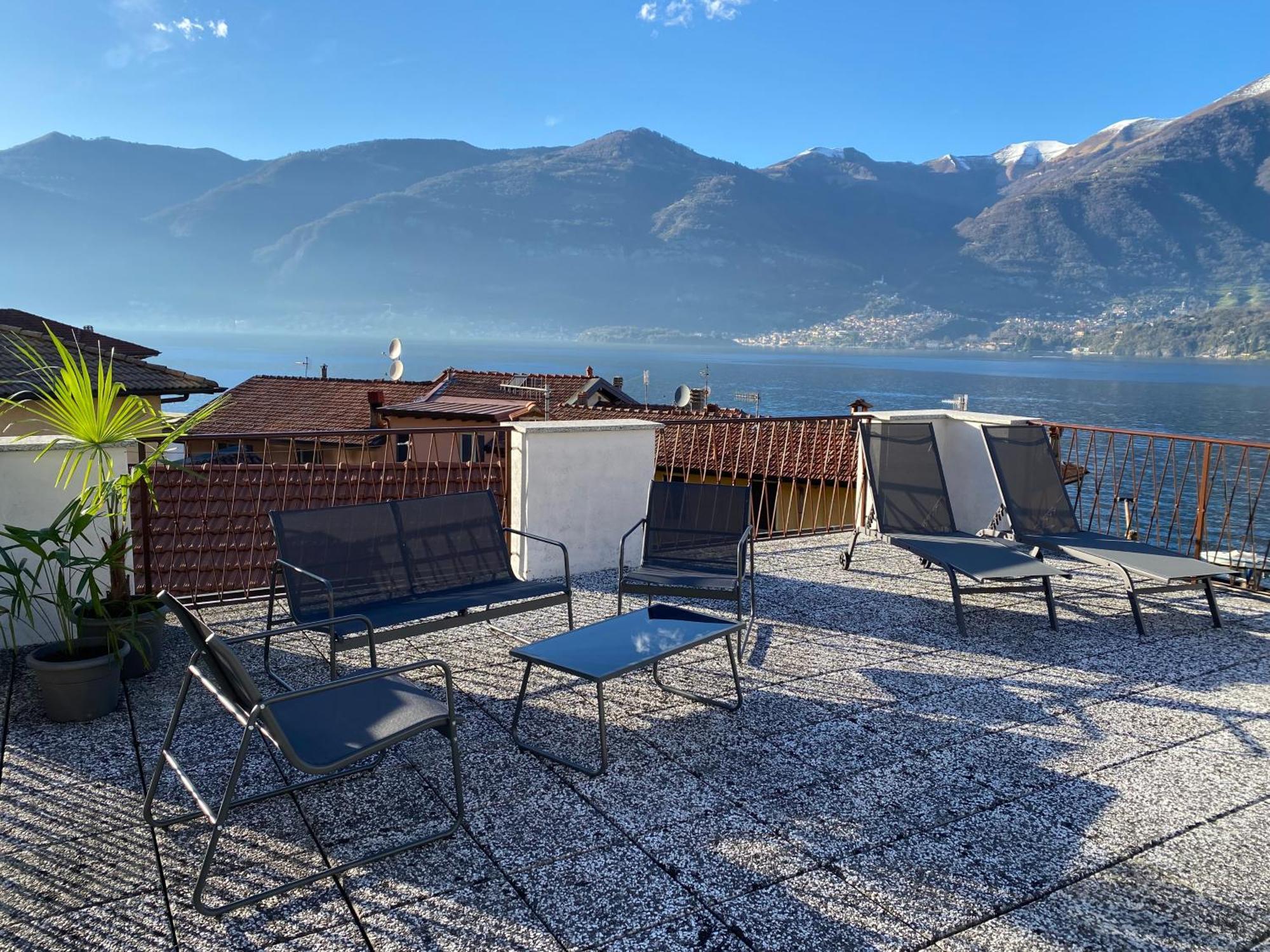 Maddalena Lake Como View Terraces Apartment Lezzeno Bagian luar foto