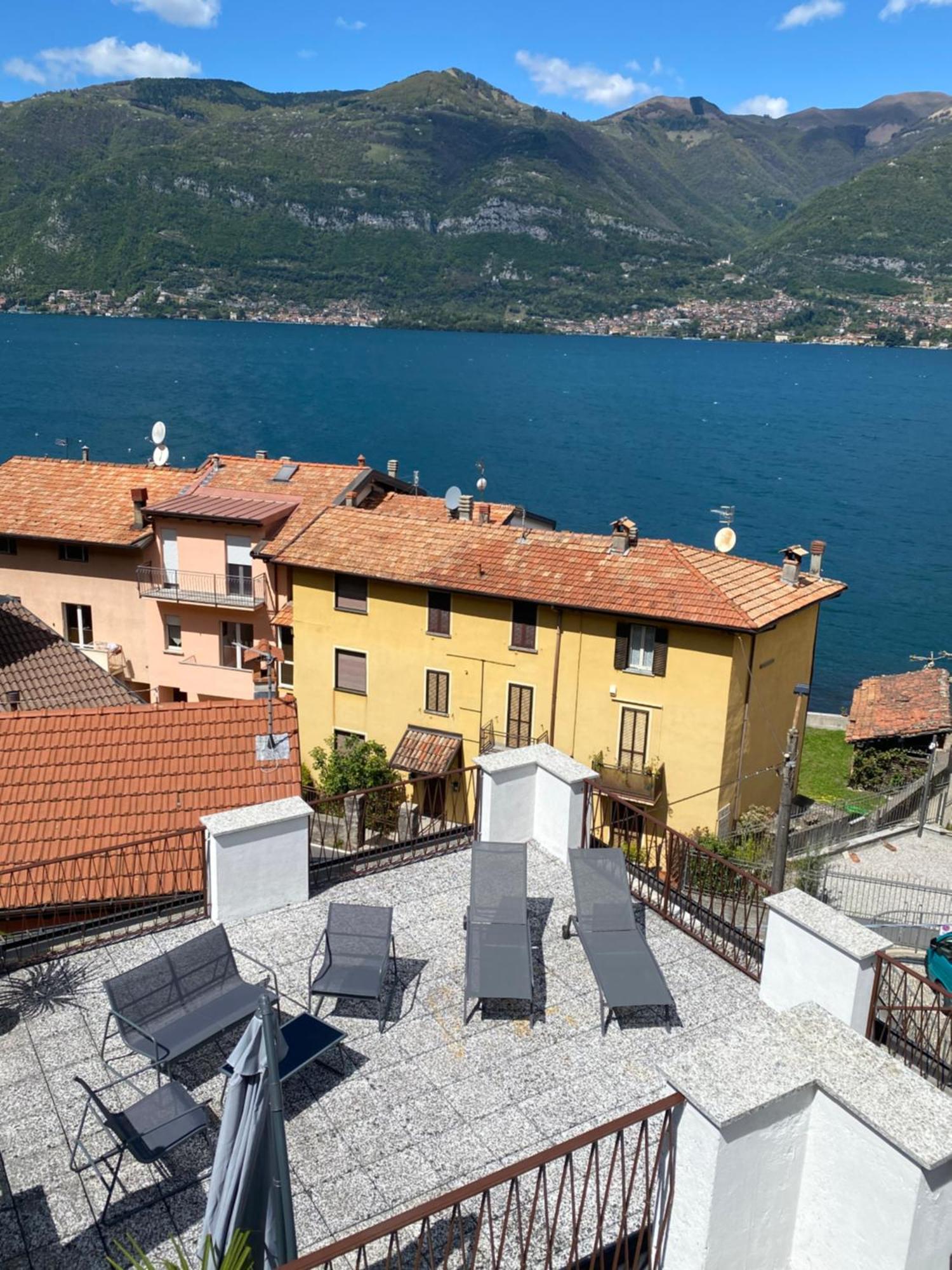 Maddalena Lake Como View Terraces Apartment Lezzeno Bagian luar foto